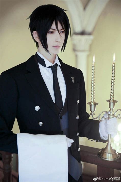 cosplay sebastian|sebastian michaelis cosplay.